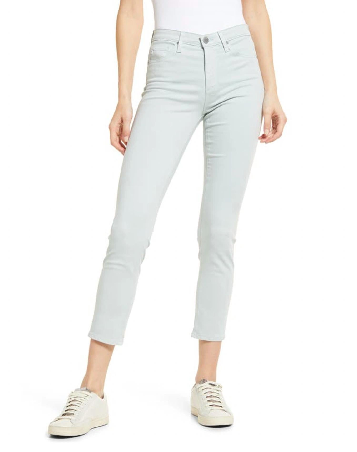 

Укороченные джинсы Prima Mid Rise в цвете Pacific Chrome AG Jeans