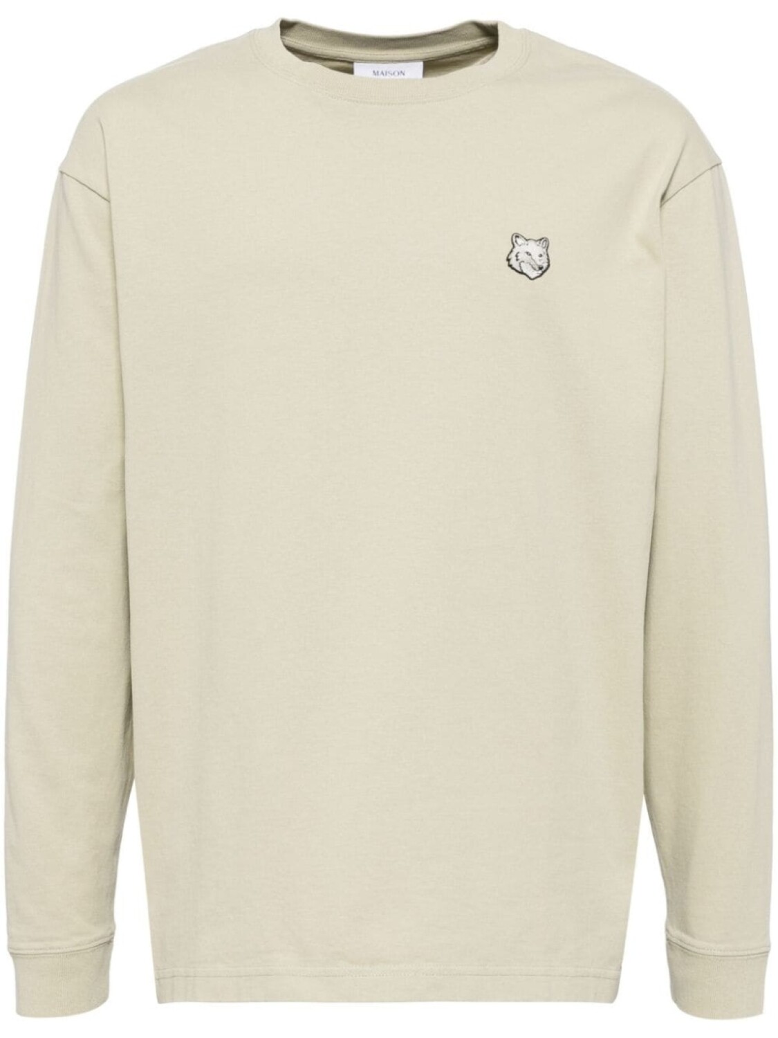 

Maison Kitsuné футболка с длинными рукавами, серый
