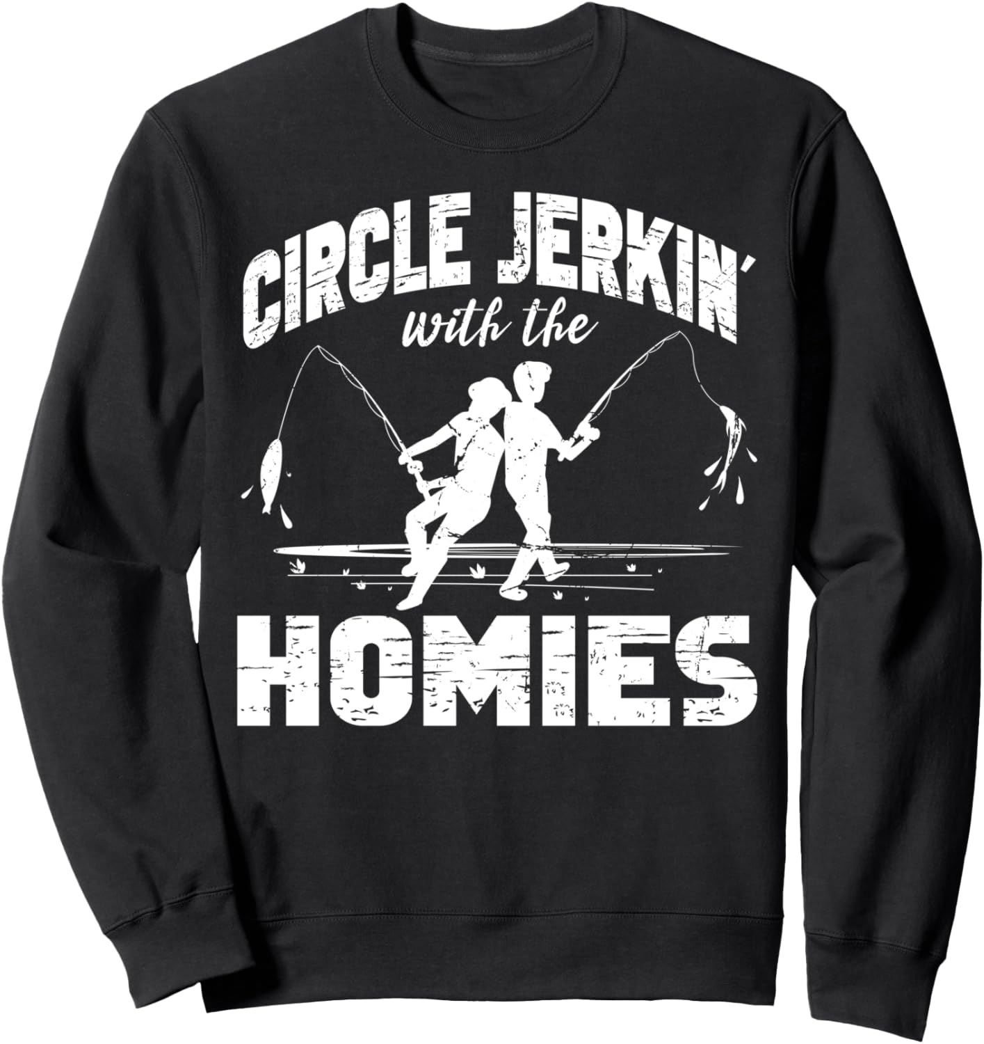 

Забавная толстовка для рыбака с цитатой - толстовка Circle Jarkin, черная Funny Anglers And Fishing Accessories T-Shirts