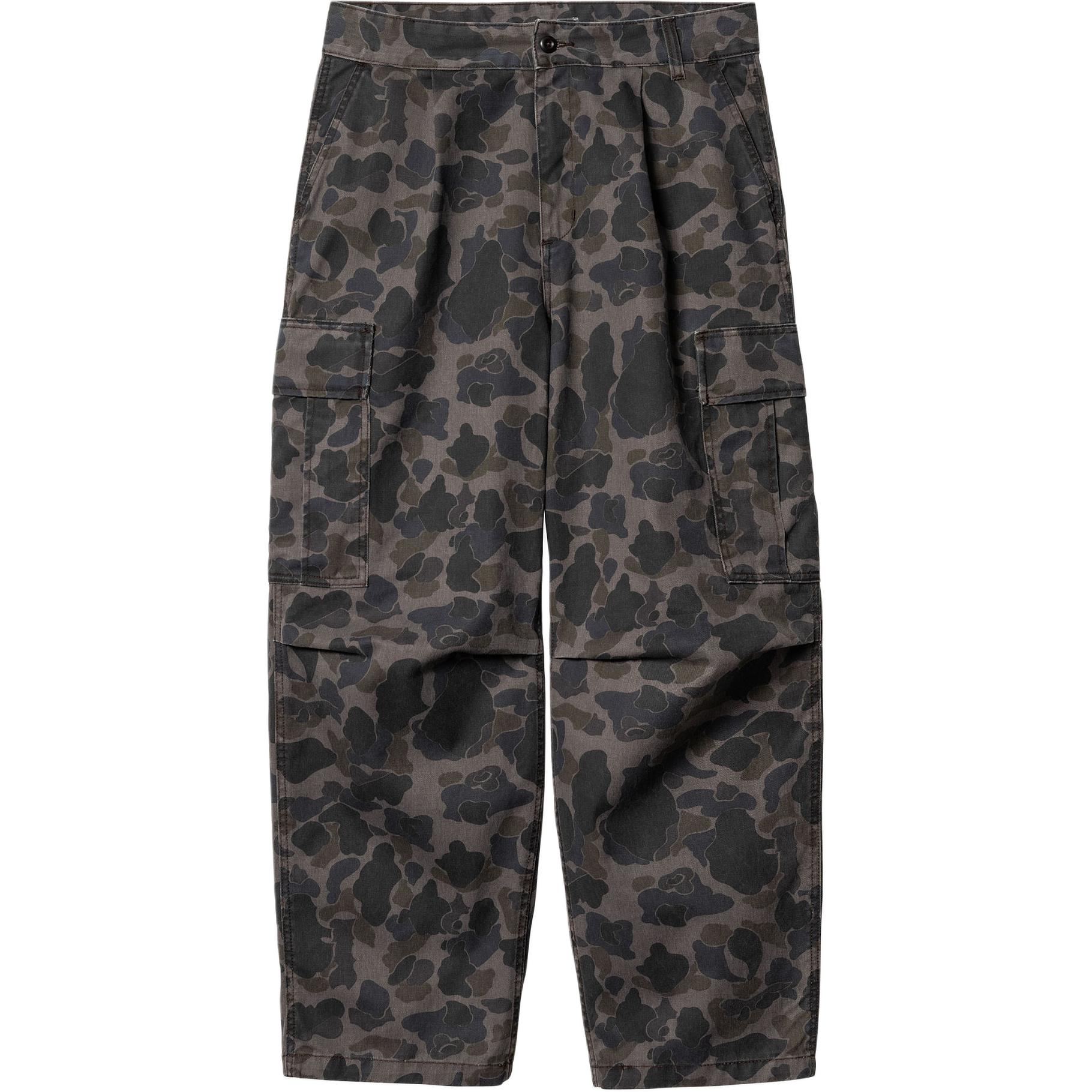 

Брюки-карго Cole из саржи, окрашенной в готовом виде Carhartt Wip, серый duck