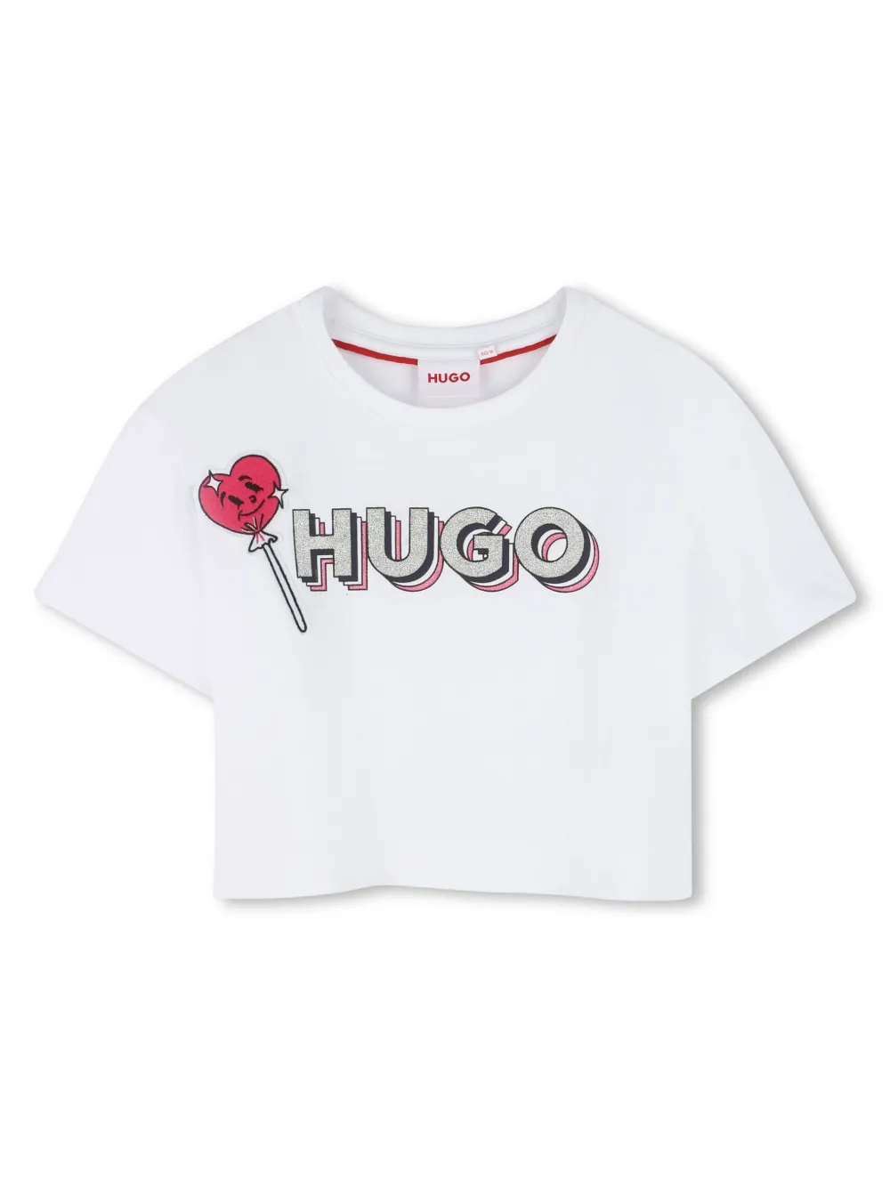 

Футболка с логотипом HUGO KIDS, белый