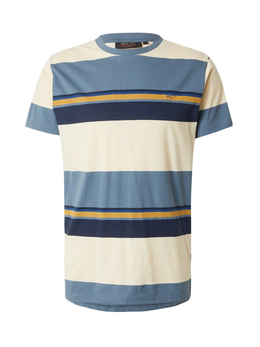 

Классическая футболка INDICODE JEANS Shirt Mencho, цвет marine blue/opal