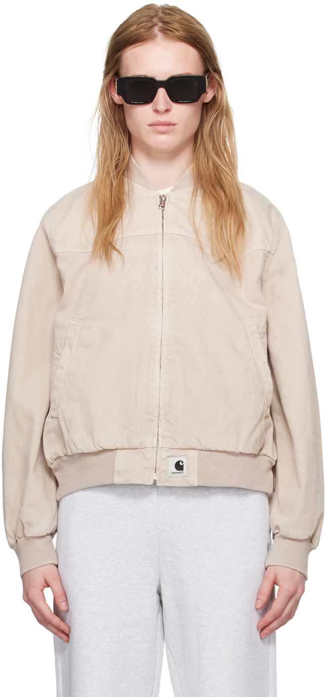 

Бежевый бомбер OG Santa Fe Carhartt Work In Progress