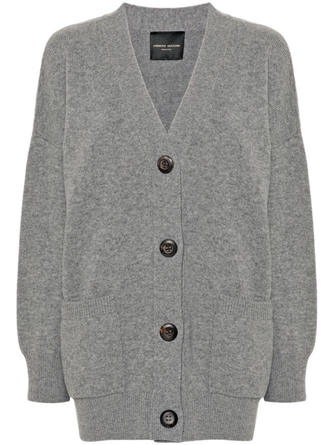 

Roberto Collina кардиган из мериносовой шерсти, серый