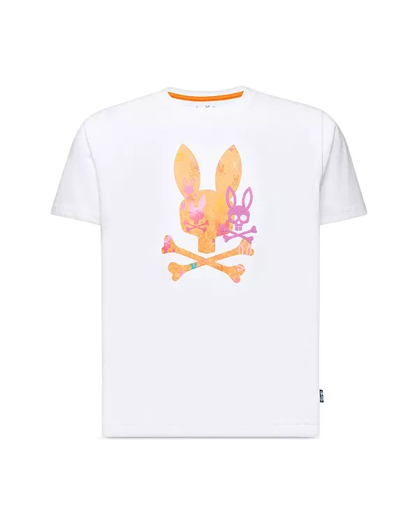 Футболка с принтом фургона - для малышей и для взрослых Psycho Bunny, White