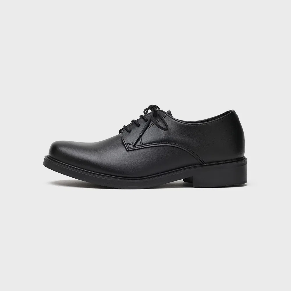 Мужские туфли дерби Firenze.A Second.A Light Standard Round Toe, матово-чёрные — фото 3