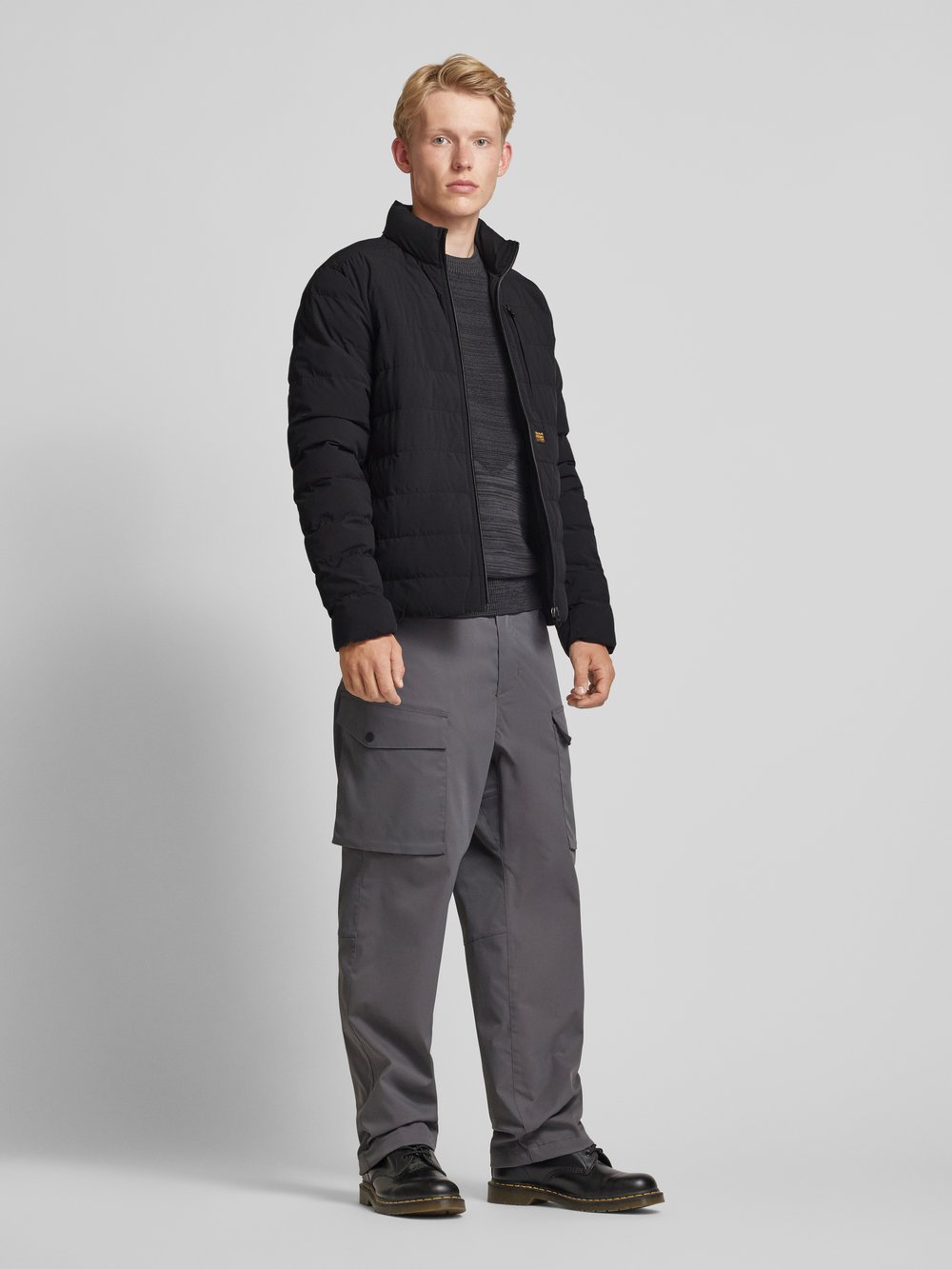 

Стеганая куртка с воротником-стойкой модель «Foundation» G-Star Raw, черный