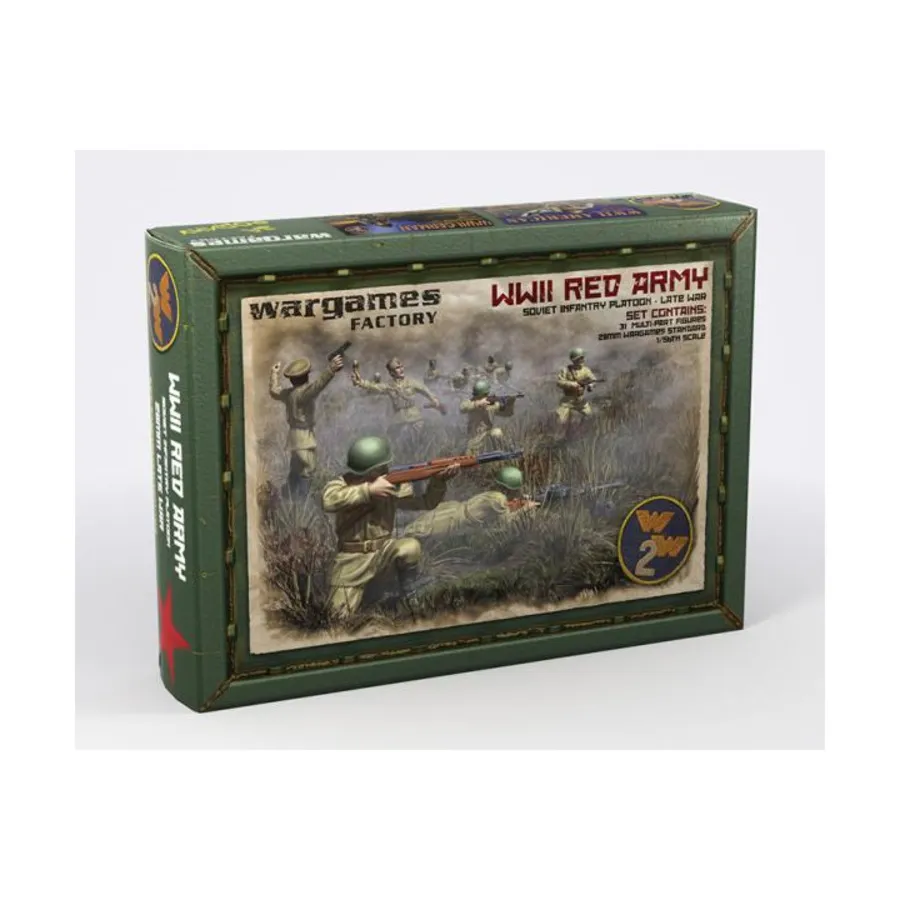 

Красная Армия — советский пехотный взвод, конец войны, WWII Miniatures (Wargames Factory) (28mm)