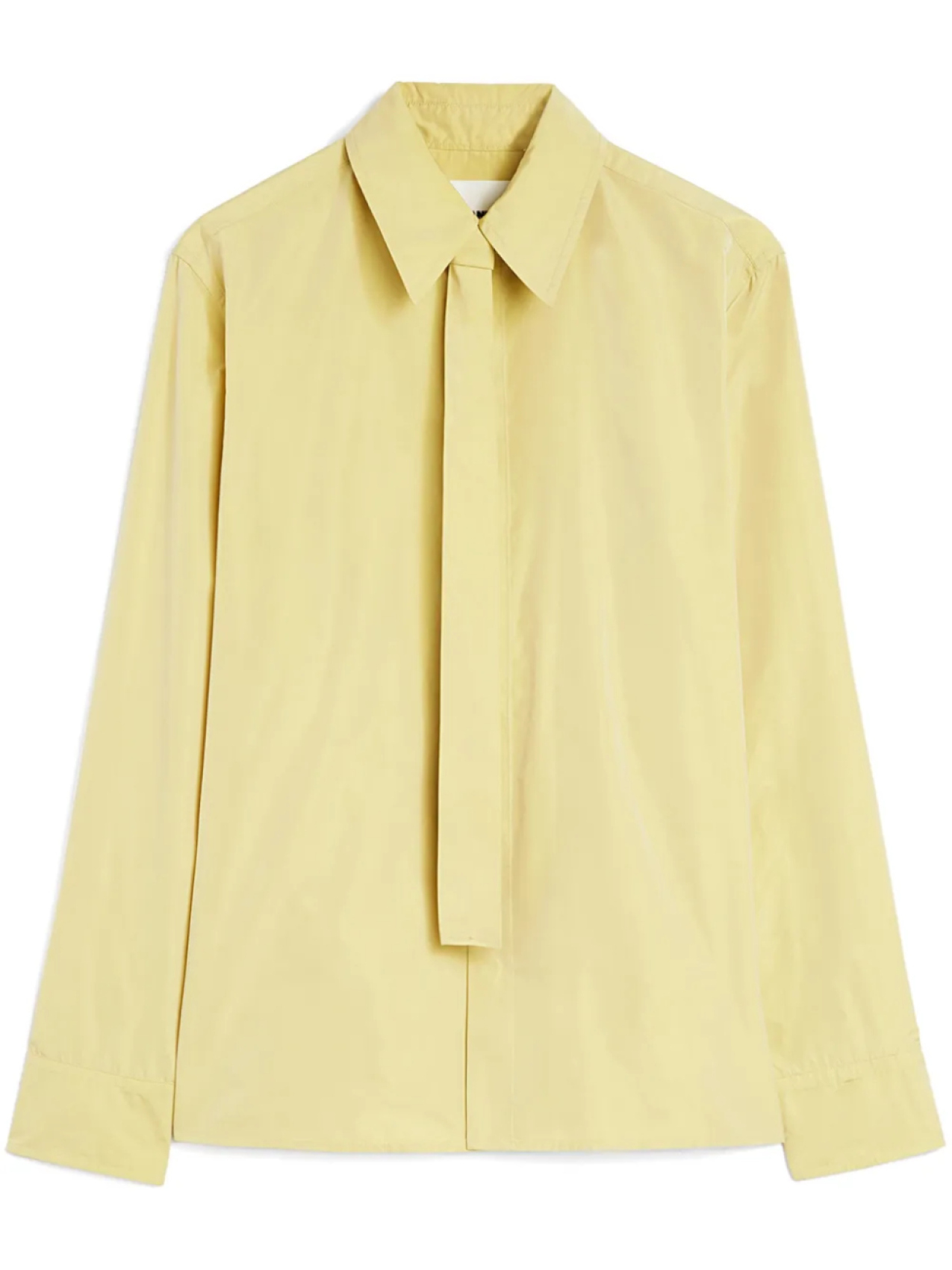 

Jil Sander рубашка с завязками, желтый