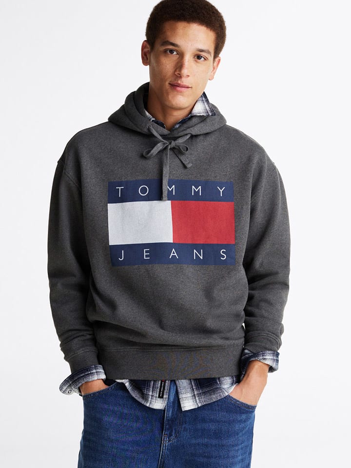 

Толстовка TOMMY JEANS, антрацит