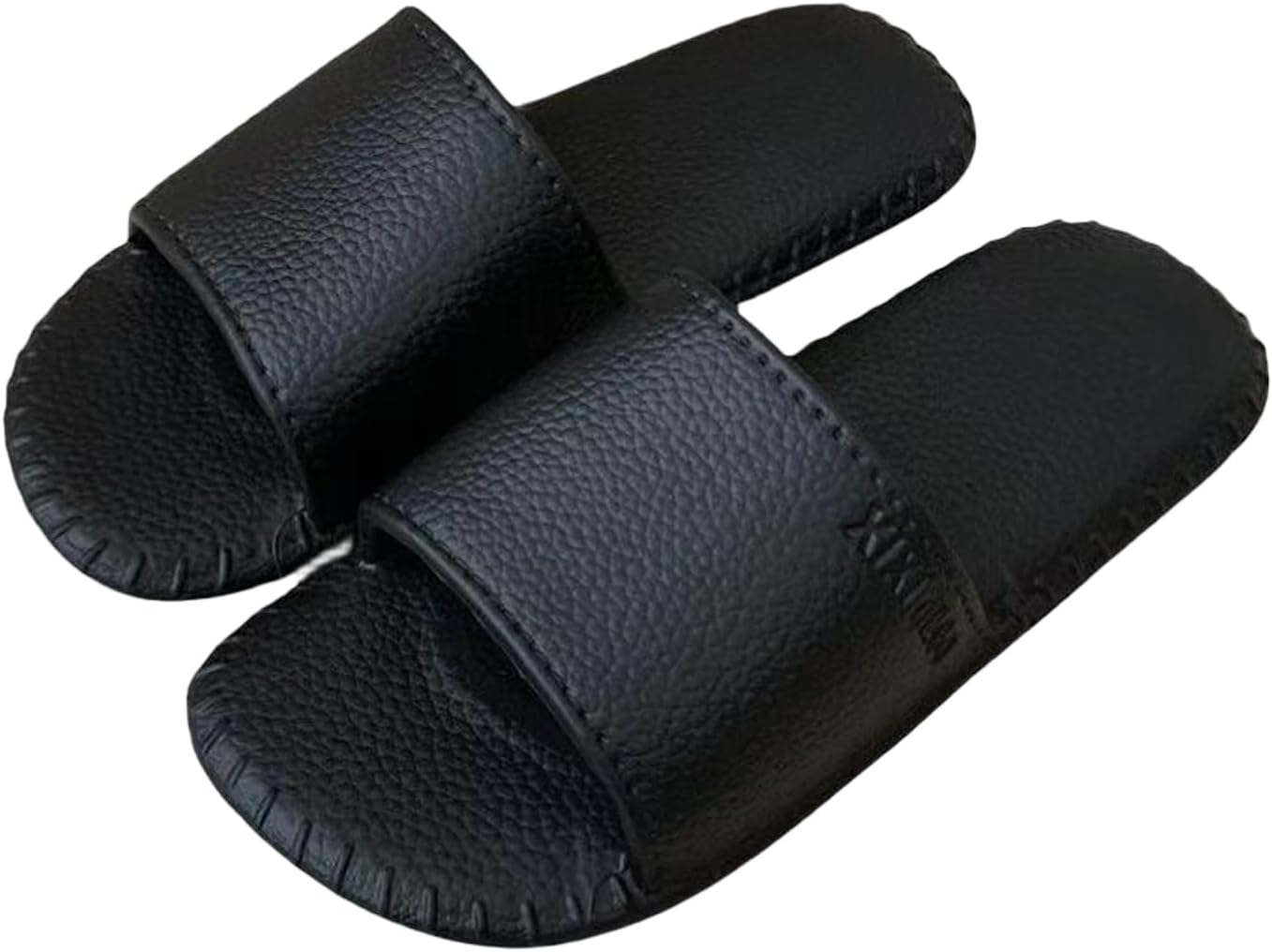 

Женские и мужские ретро-шлепанцы для дома, легкие и домашние тапочки Oukisam, черный