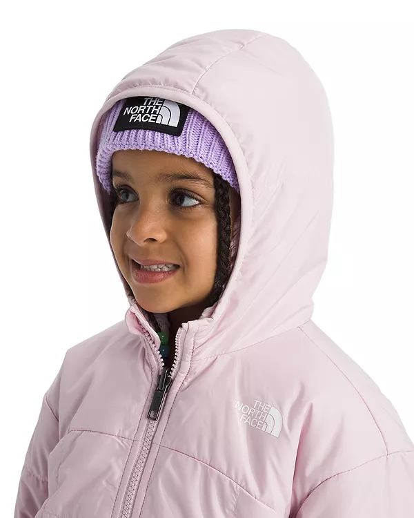Двусторонняя куртка с капюшоном Shasta для девочек - для малышей The North Face, розовый — фото 3