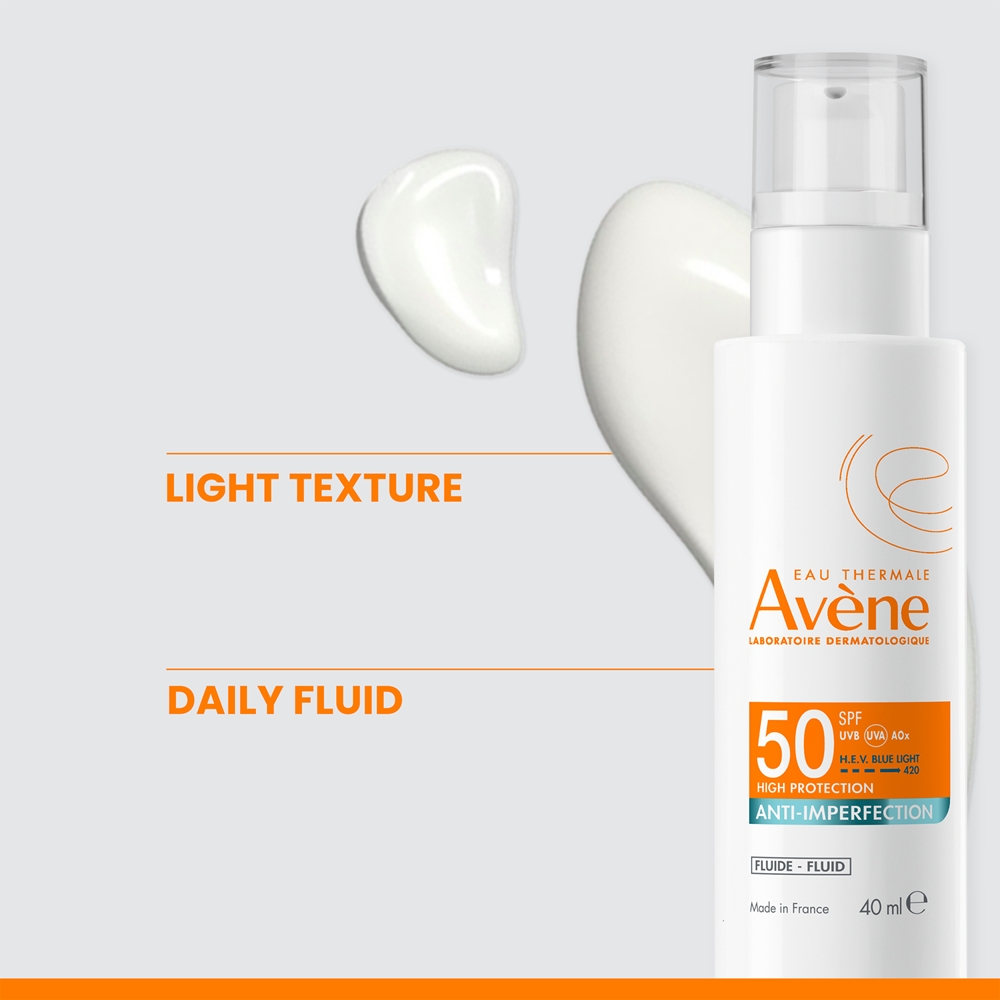 Солнцезащитный флюид для жирной и комбинированной кожи Avène, spf 50 40 мл — фото 2