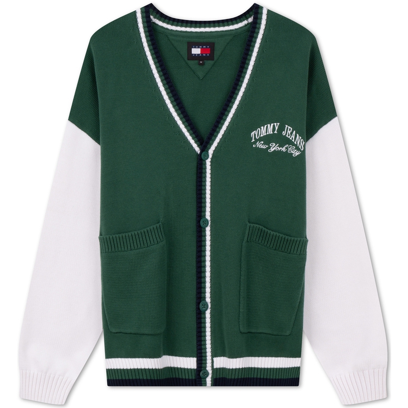 Tommy Hilfiger Джемпер Unisex зеленый белый разноцветный — фото 3