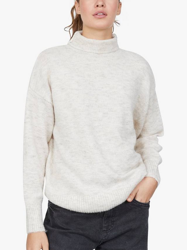 

Джемпер с круглым вырезом lui roll Sisters Point, цвет Light Sand Melange