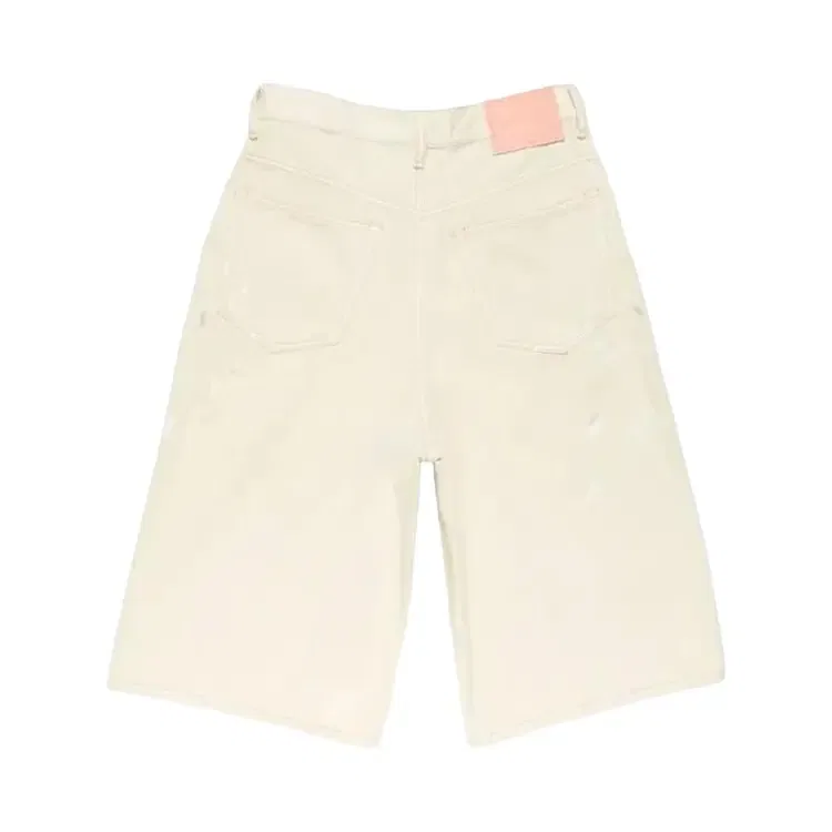 Джинсовые шорты Acne Studios Core Denim Shorts, белый — фото 2