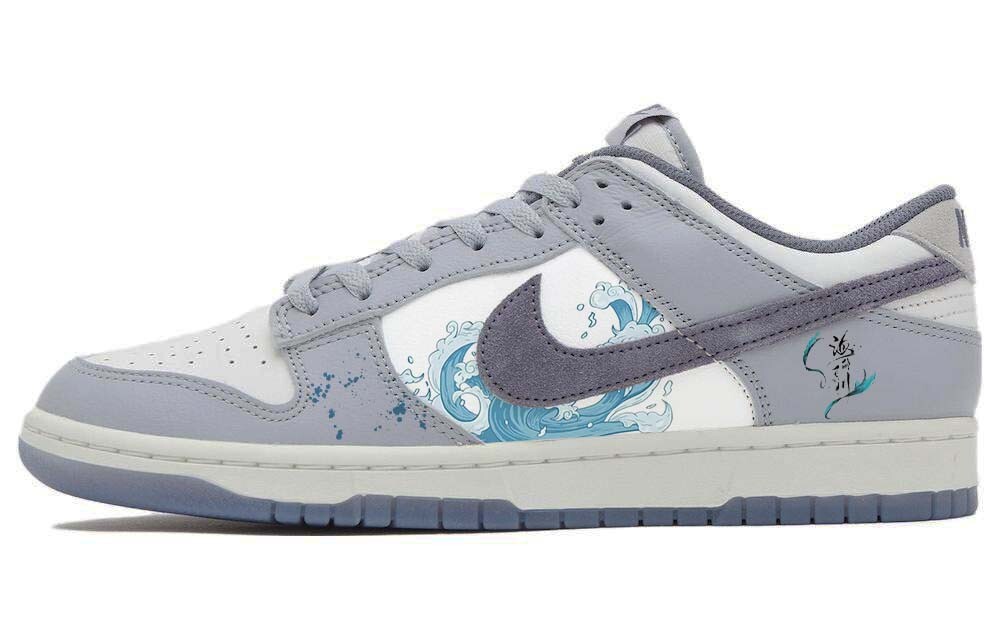 

Кроссовки Nike Dunk Skateboard Shoes Men Low-Top Gray White, Серый, Кроссовки Nike Dunk Skateboard Shoes Men Low-Top Gray White