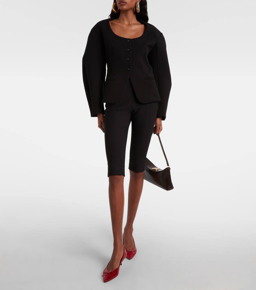 Туфли-лодочки из кожи с эффектом змеи Tourni Jacquemus, Red — фото 3