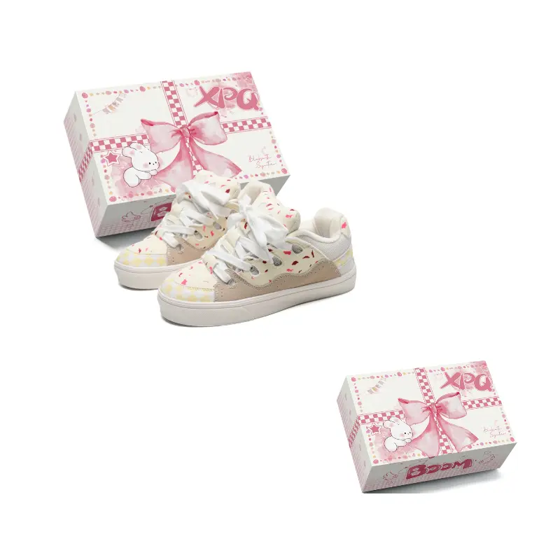 

XPQ Антискользящие износостойкие сбалансированные легкие низкие скейтбордские кроссовки для увеличения роста унисекс бежевые, цвет Beige