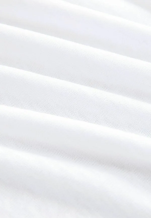 Топ с длинными рукавами и вырезом-лодочкой, стандартного кроя Next, White — фото 3