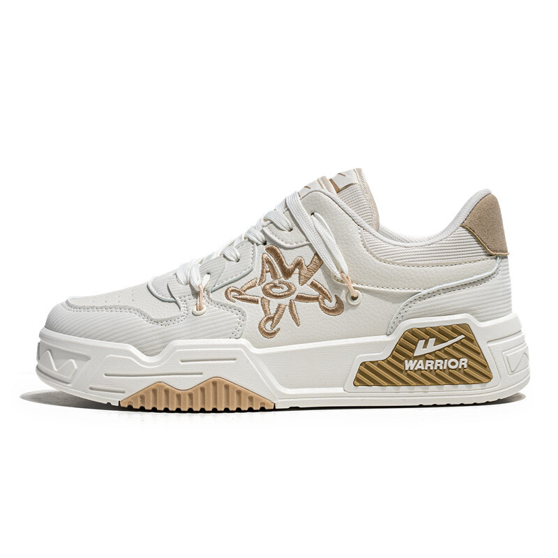 

Кроссовки WARRIOR Skateboarding Shoes Men Low-top Beige/khaki, бежевый