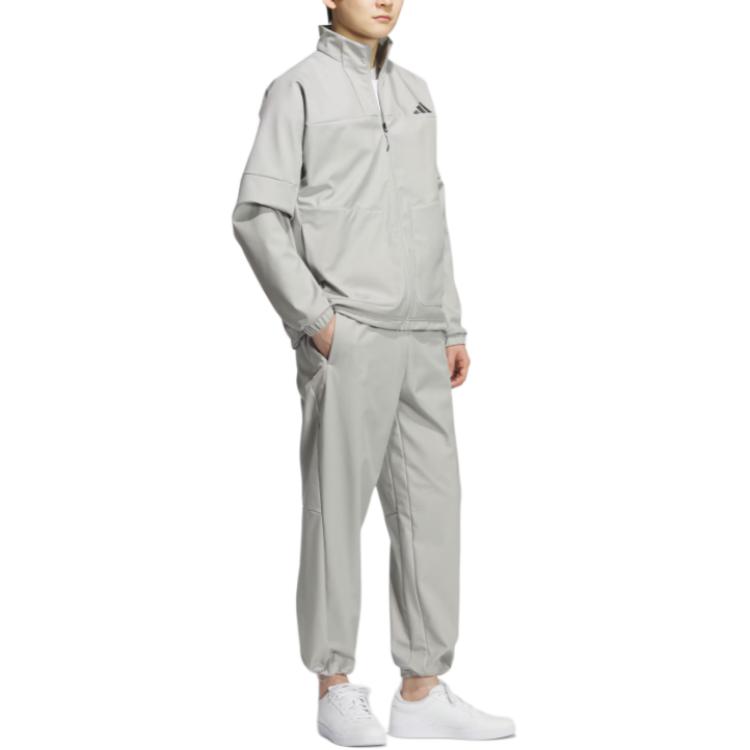 Мужские повседневные брюки Softshell FW25 Woven Adidas, металлический серый — фото 4