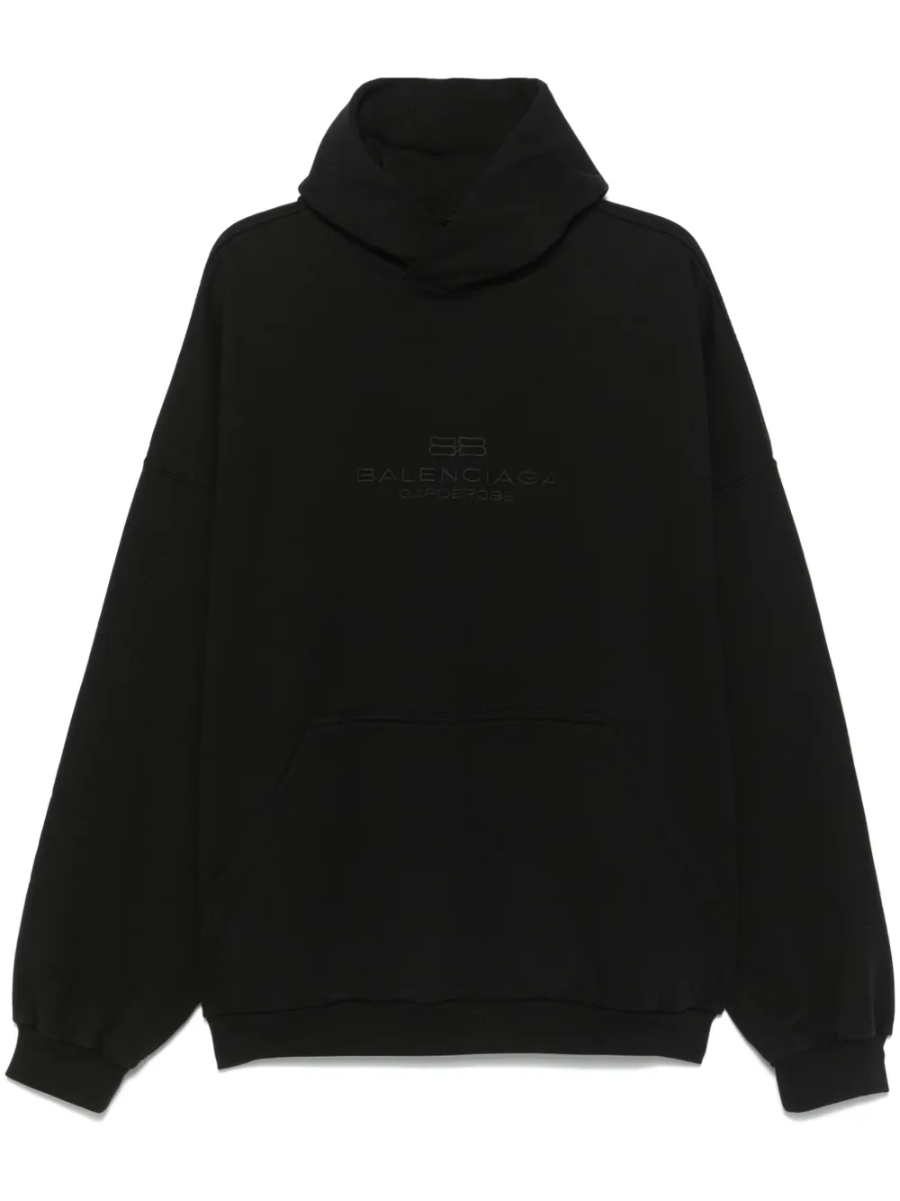 

Худи Garderobe BALENCIAGA, черный