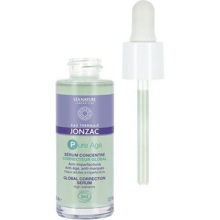 

Eau De Pure Возрастная концентрированная глобальная корректирующая сыворотка, органическая, 30 мл Jonzac