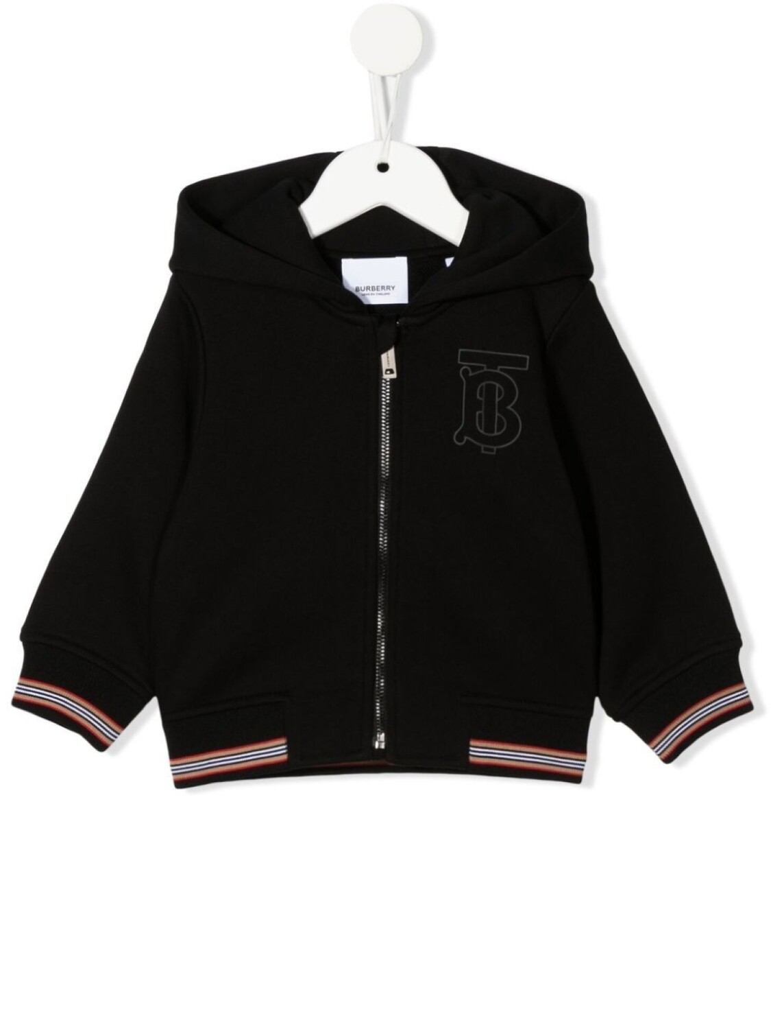

Burberry Kids худи с логотипом, черный