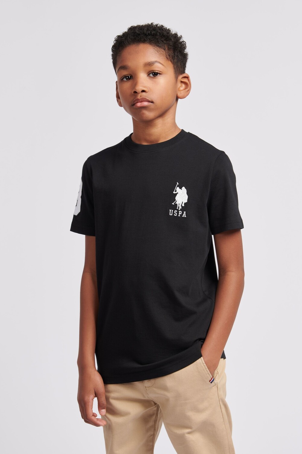 

Футболка для мальчиков «Player 3» U.S. Polo Assn, черный