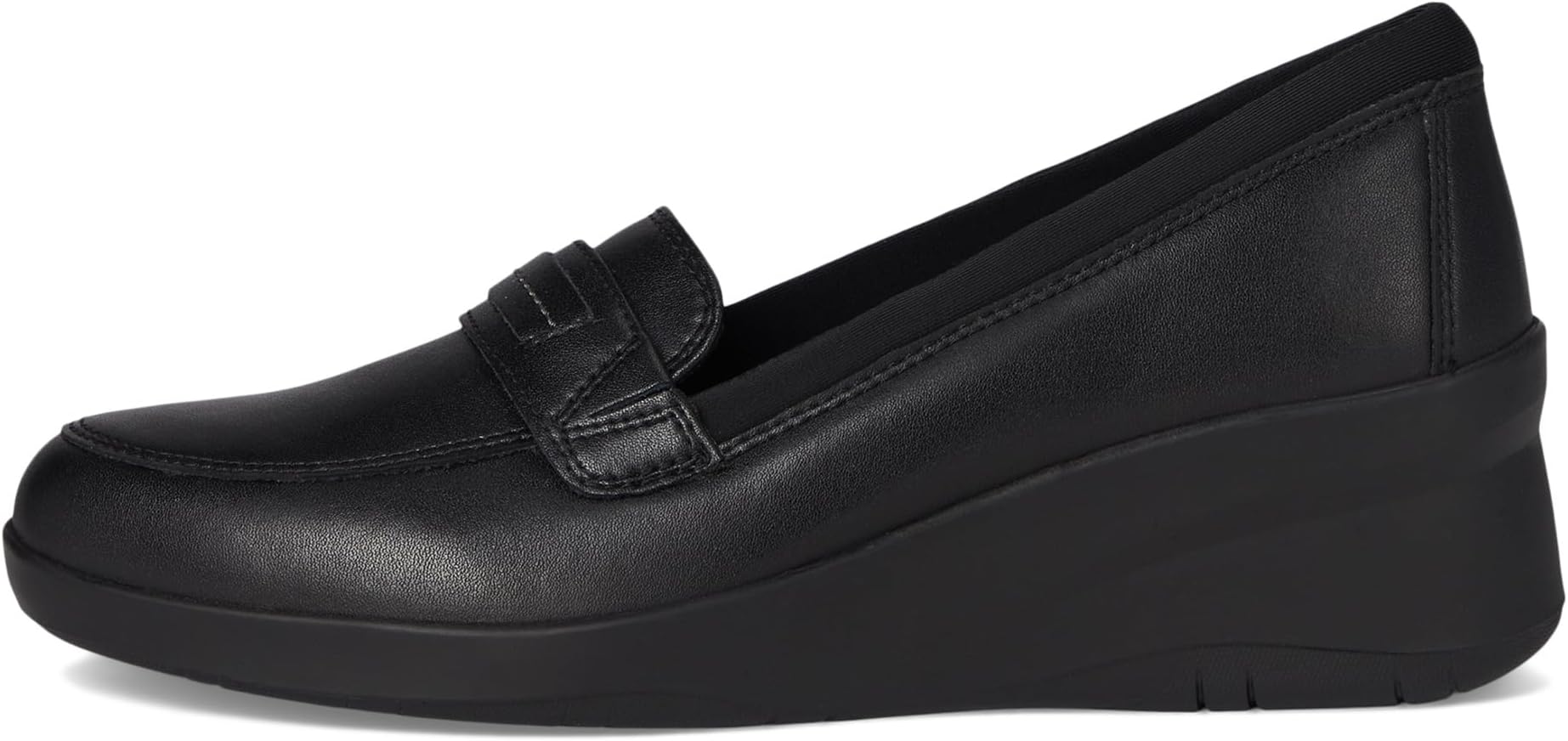 Лоферы Clarks Suttyn Penny, цвет Black Leather — фото 4