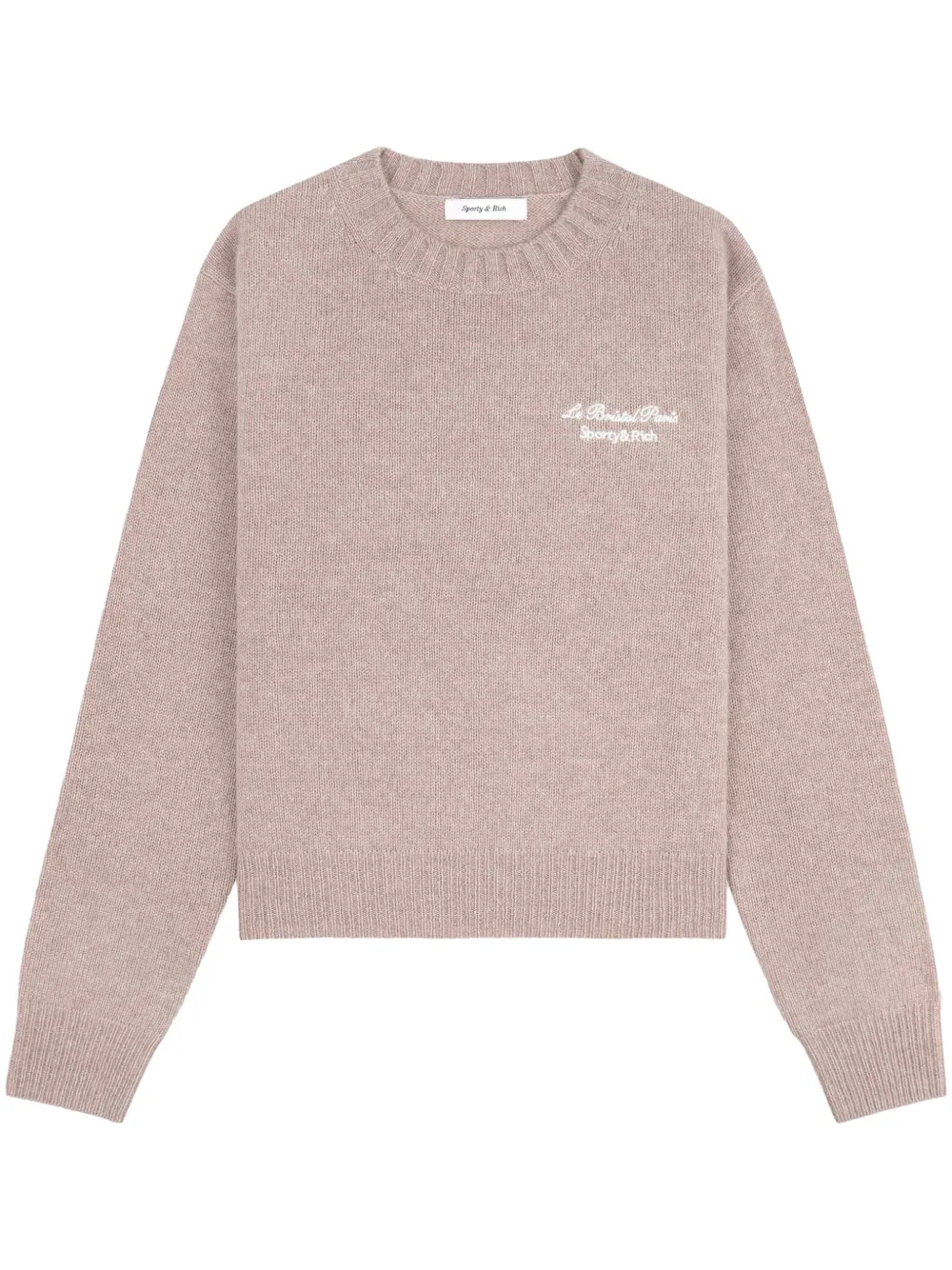 

Кашемировый джемпер Faubourg Sporty & Rich, нейтральный