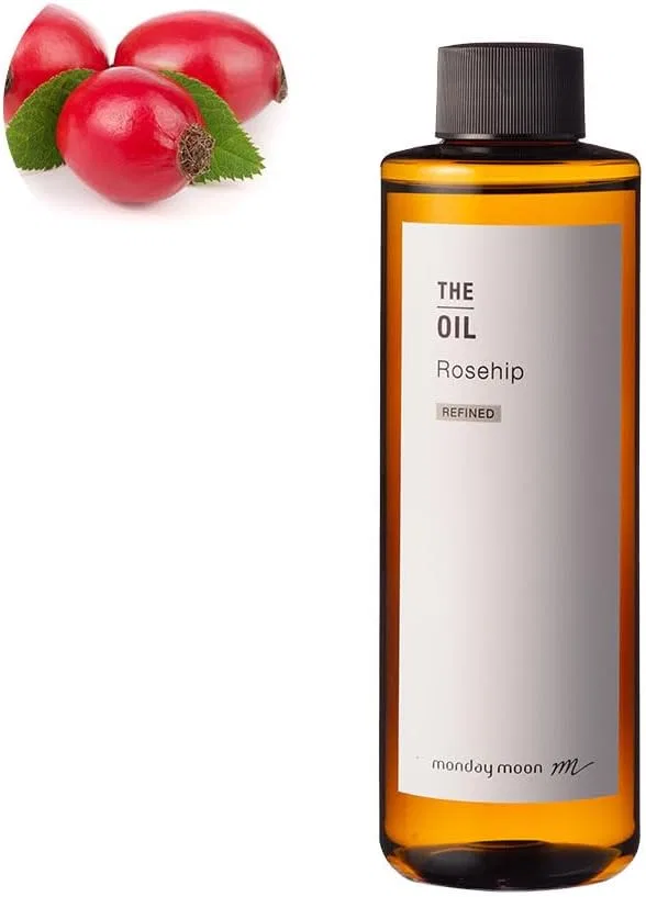 Масло для лица Rose Hip Oil, Refined, Monday Moon, 200 мл, желтый