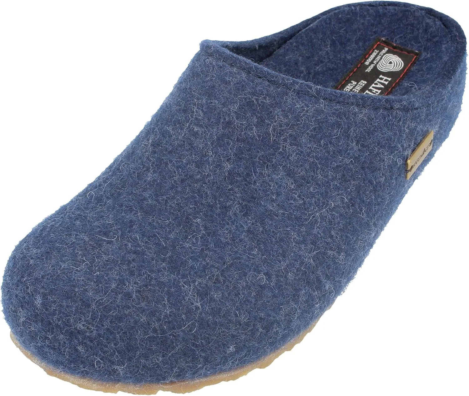 Унисекс тапочки Haflinger Grizzly Michel для взрослых, Jeans Colour