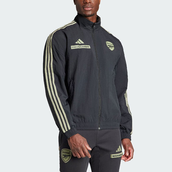 Куртка arsenal x maharishi anthem куртка Adidas, черный — фото 3