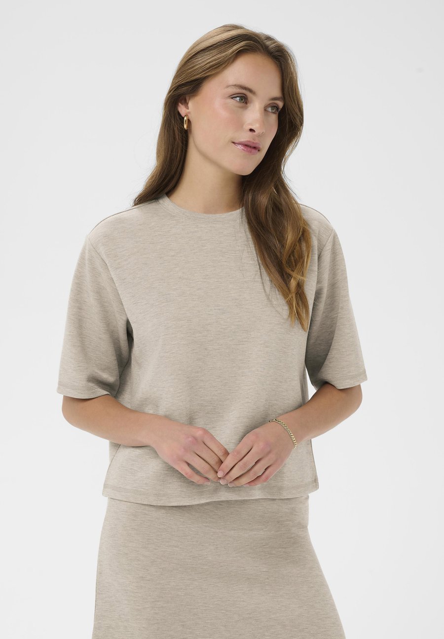 

Футболка Saint Tropez AALIASZ, Oxford Tan Melange/Beige, Бежевый, Футболка Saint Tropez AALIASZ, Oxford Tan Melange/Beige