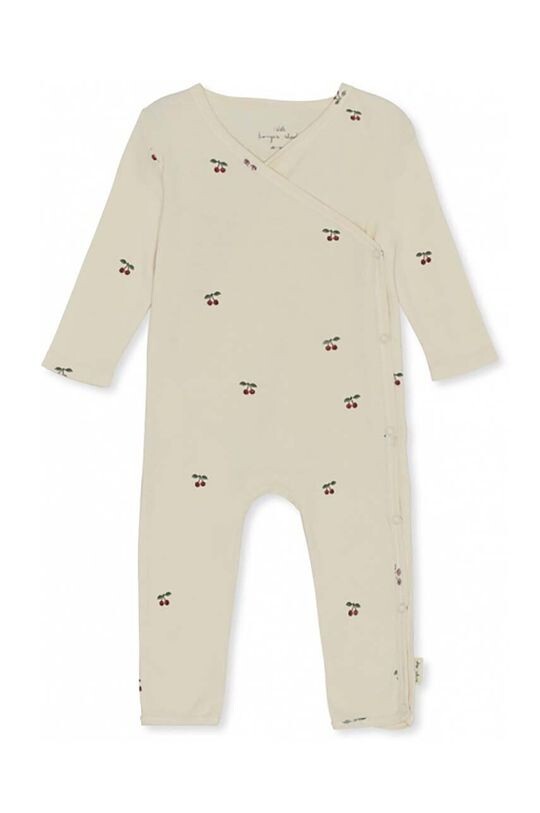 Хлопковое детское боди NEWBORN ONESIE GOTS Konges Sløjd, розовый — фото 2