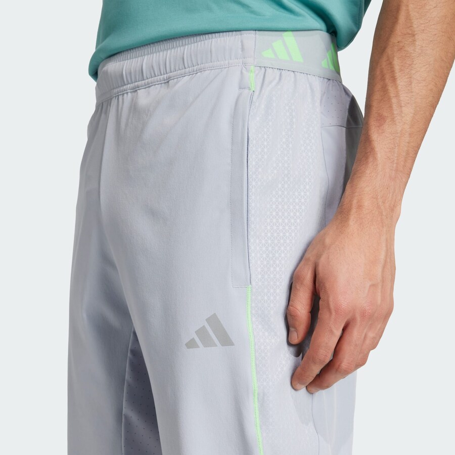 Зауженные спортивные брюки ADIDAS PERFORMANCE Tech Apparel, серый — фото 3
