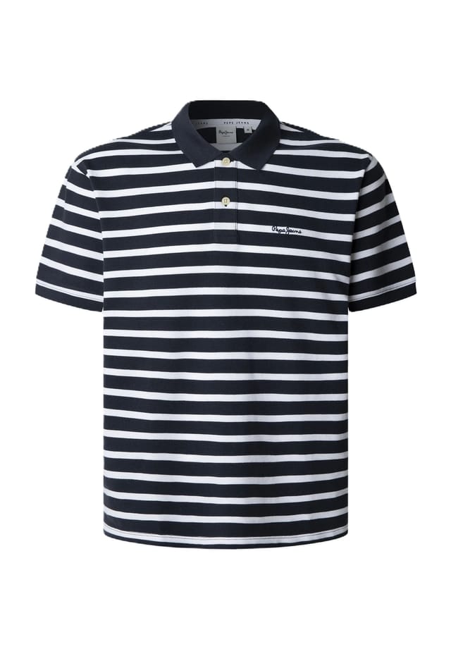 

Рубашка поло "баррет" хлопок Pepe Jeans, цвет 594 dulwich blue