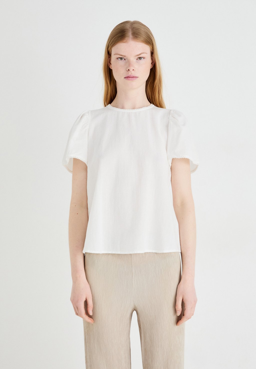 

Блуза VMPRETTY SS WVN GA NOOS Vero Moda, белый