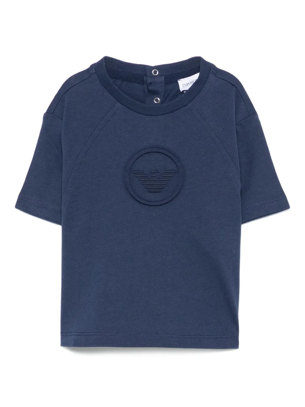 

Футболка с логотипом Emporio Armani Kids, синий