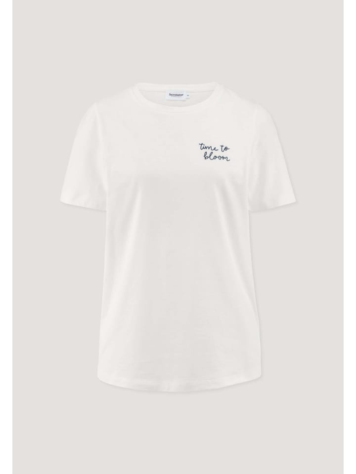 

Футболка натурального белого цвета Hessnatur, Белый, Футболка натурального белого цвета Hessnatur