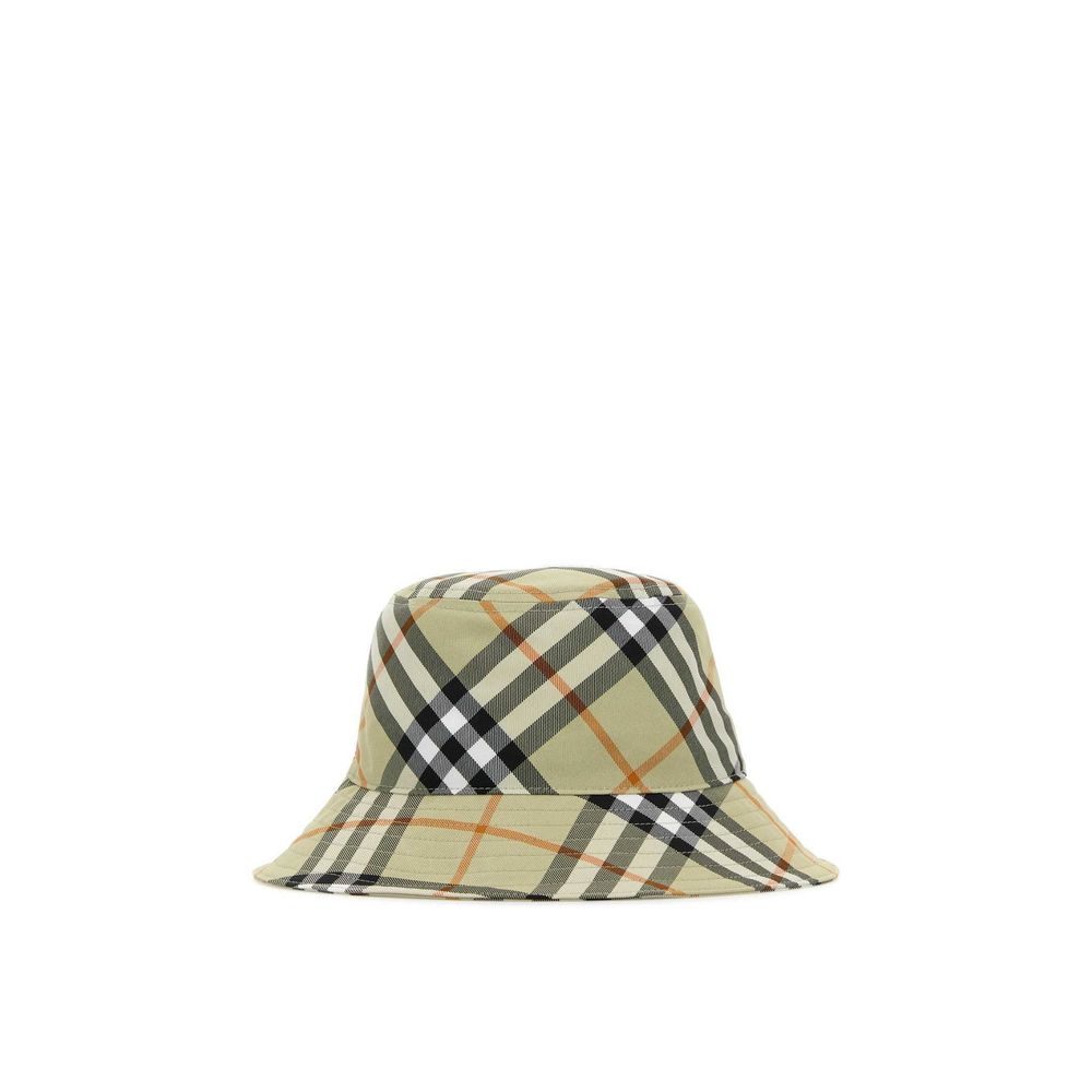 

Клетчатая панама-ведро Burberry, бежевый