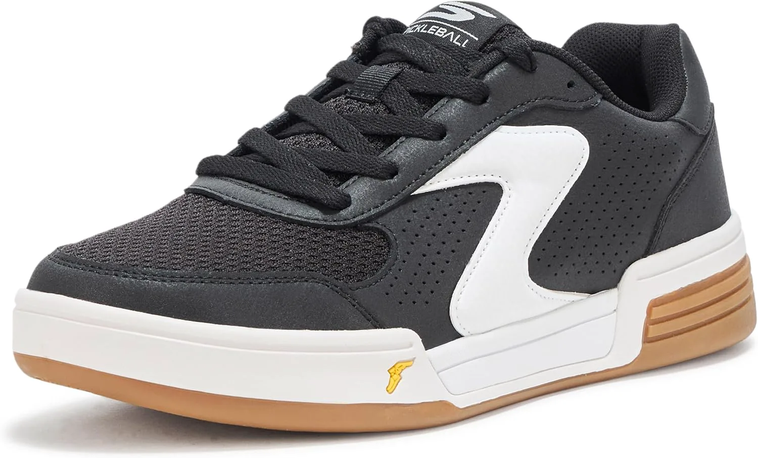 Кроссовки Skechers Viper Court для мужчин - спортивная обувь для игры в пинг-понг и pickleball с поддержкой свода стопы, для использования внутри и на улице, черно-белый