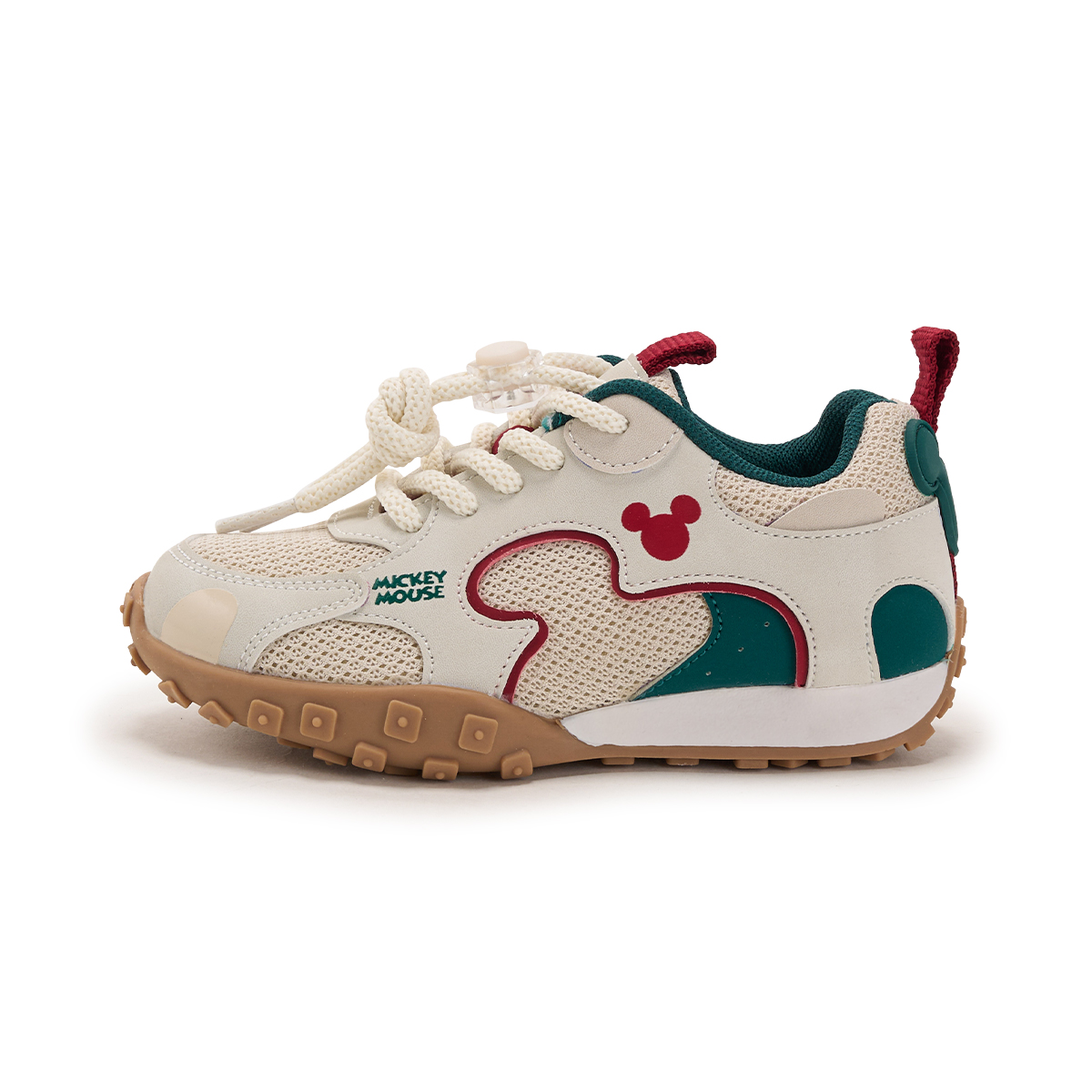 

Детские скейтерские кроссовки Mickey Kids Disney, бежевый/красный