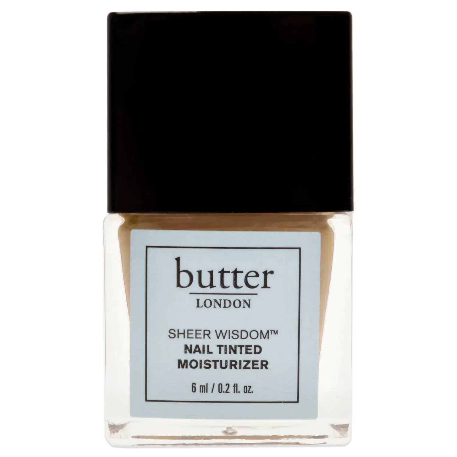 Увлажняющий тонирующий крем для ногтей Sheer Wisdom от Butter London для женщин - средний оттенок - лак для ногтей 0.2, коричневый