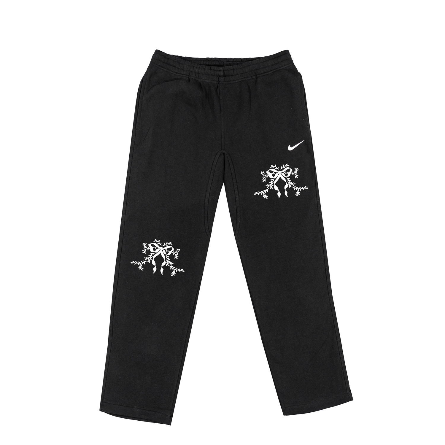 

Nike Повседневные брюки Unisex Black утепленные флисом прямого кроя