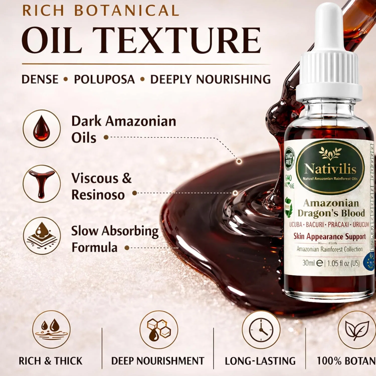 Органическое масло Nativilis Amazonian Dragon Blood с трилипидными комплексами Nativilis Natural Essential Oils — фото 3