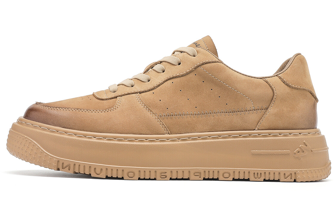 

Кроссовки C°BANNER Skateboarding Shoes Men Low-top Brown, хаки/антрацит/черный
