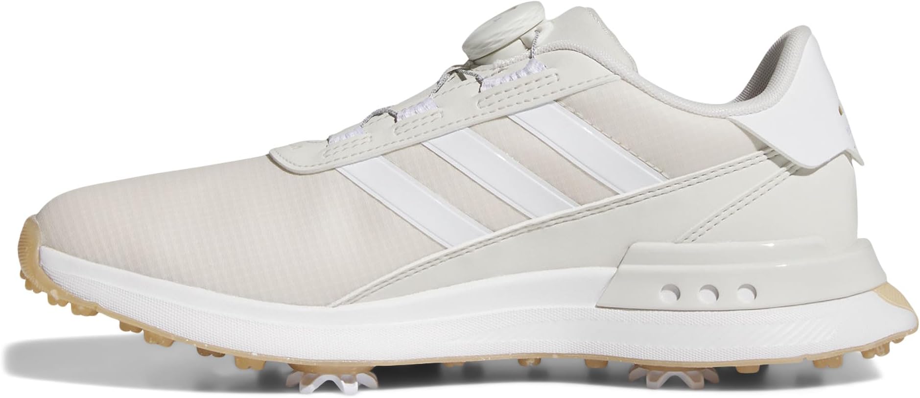 Кроссовки Adidas Golf S2G BOA 24 Golf Golf Shoes, Orbit Grey/Footwear White/Gold Metallic — фото 4